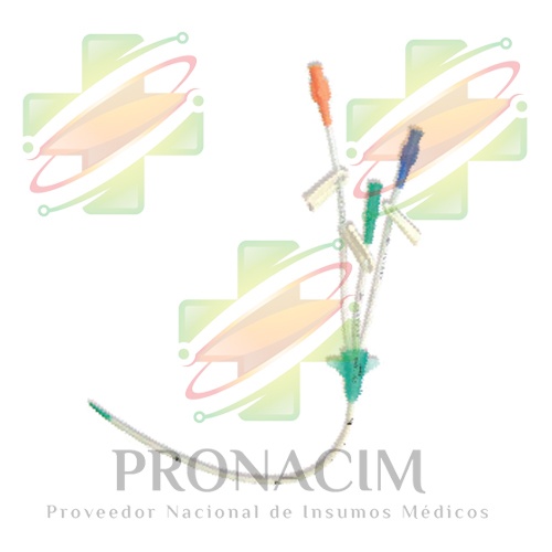 Multicath plus catéter con guía de nitinol 2 y 3 vías Marca Vygon
